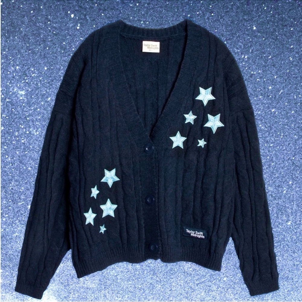 🌌Taylor Swift Midnights Cardigan, Size: XS/SM